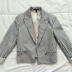 Express Striped Suit Jacket (0)